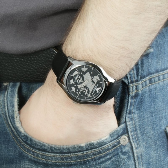 Mens Emporio Armani Automatic Watch AR4673 - Picture 4 of 6